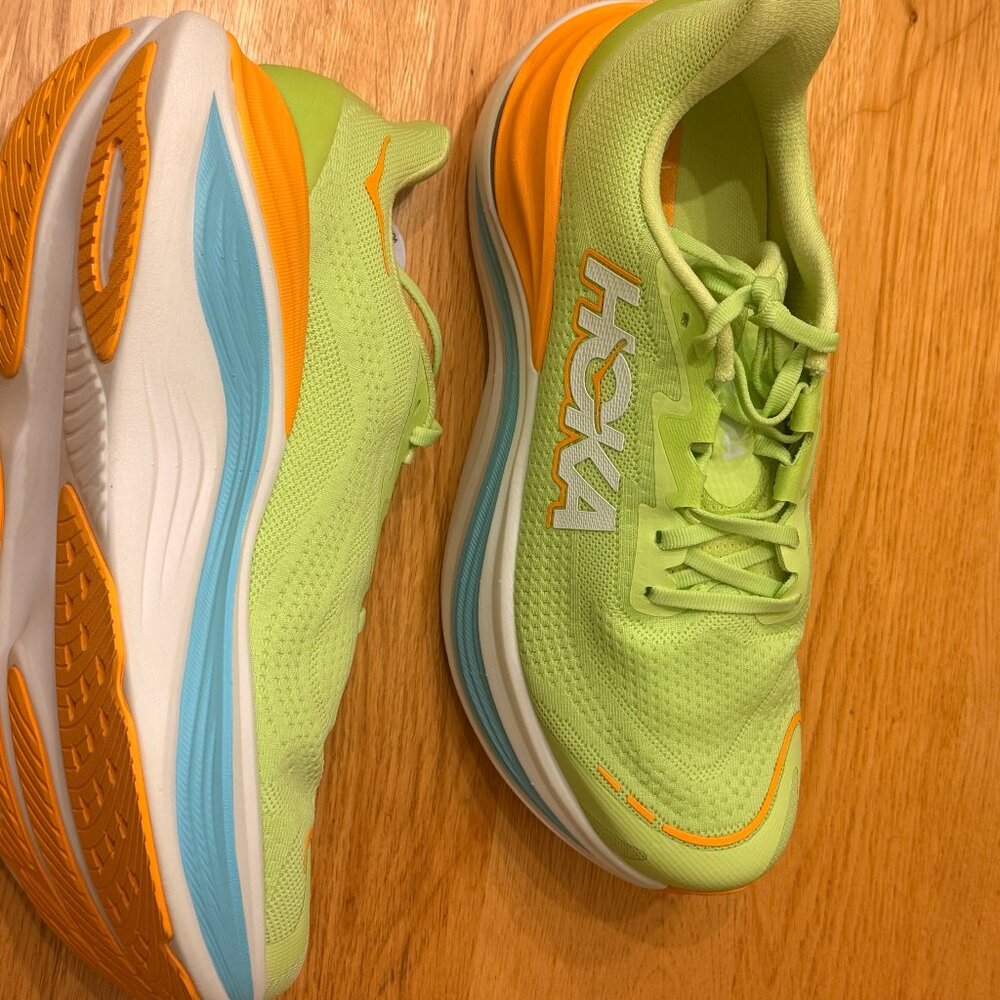 Hoka One One Skyward X Lettuce Cloudless Green Running Men’s Size 9